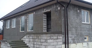 Фасад из газобетона для дома в Саяногорске - Строй-Снг, качественная отделка от 2069 руб.