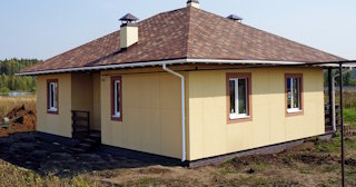 Одноэтажный дом из панелей под ключ в Саяногорске - Строй-Снг от 134433 рублей